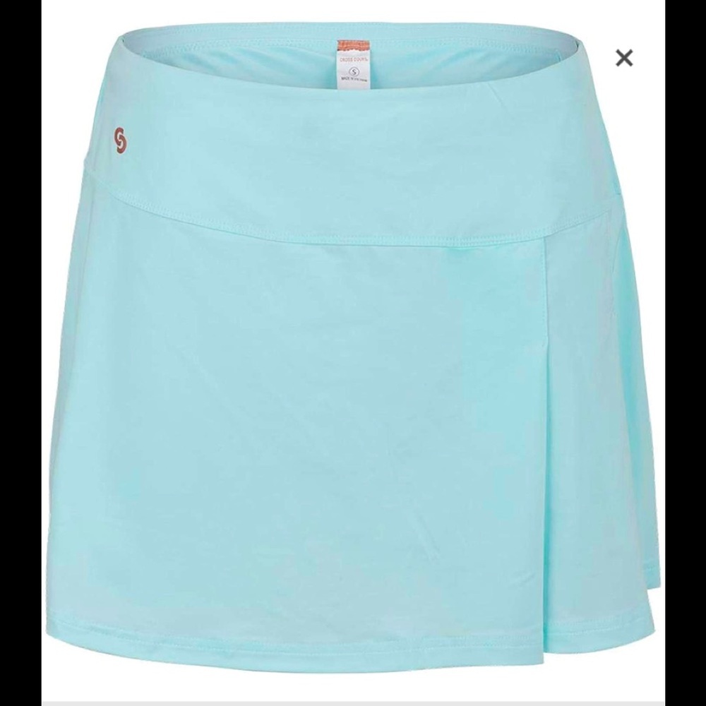 Cross Court Blue Abyss Crystal Waters 13.5in Womens Tennis Skirt